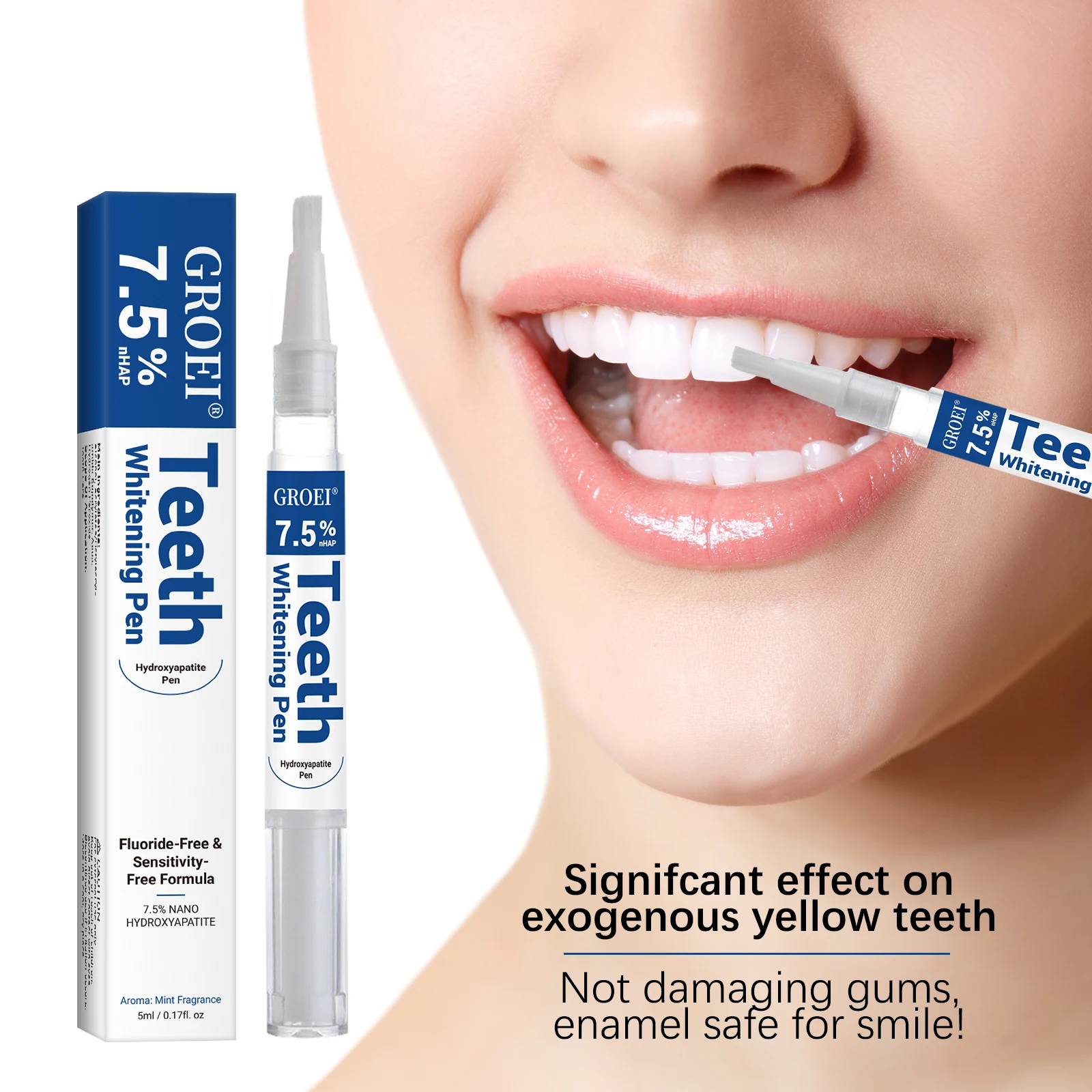 Teeth Whitening Singapore - Pena Pemutih Gigi Hidroksiapatit Pena Gel