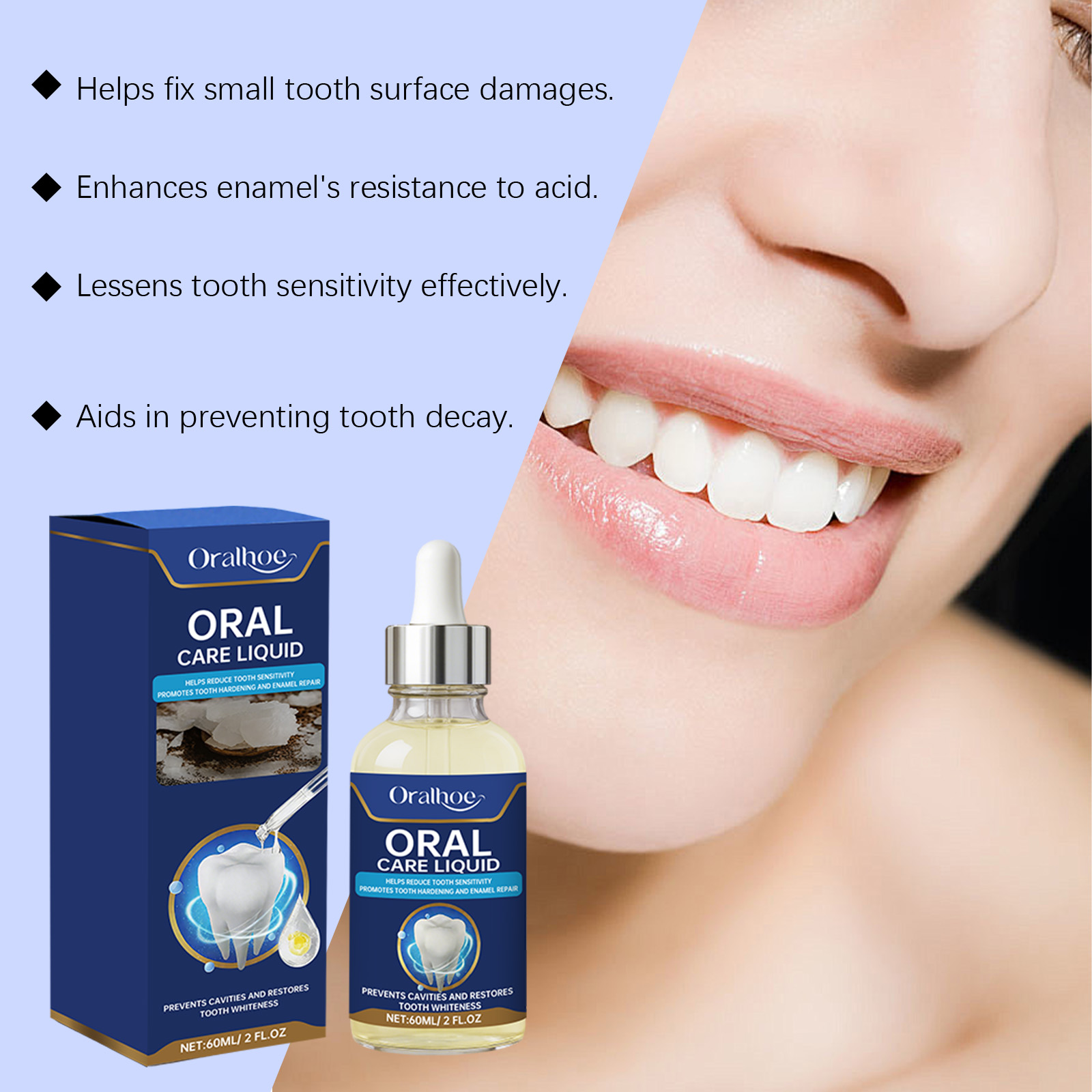 Enamel Repair Serum - Esensi Pemutih Gigi Menghilangkan Noda Karang
