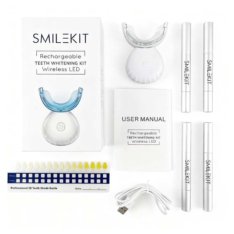 Teeth Whitening Kit At Home - Kit Pemutih Gigi Profesional Bentuk U,