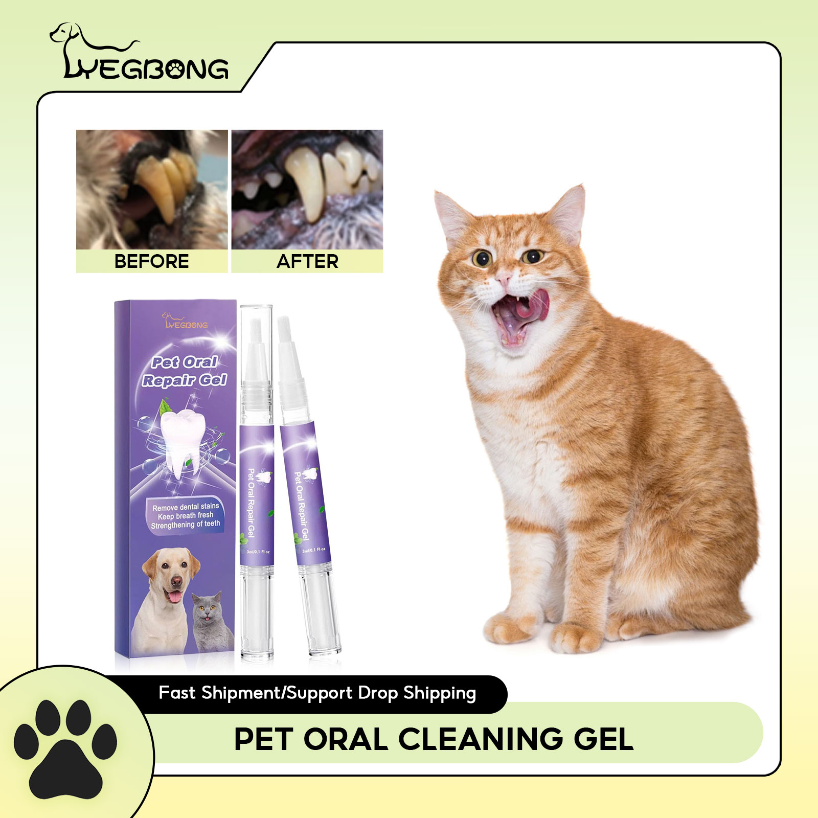 Teeth Whitening Singapore - Gel perbaikan mulut hewan peliharaan, penghilang