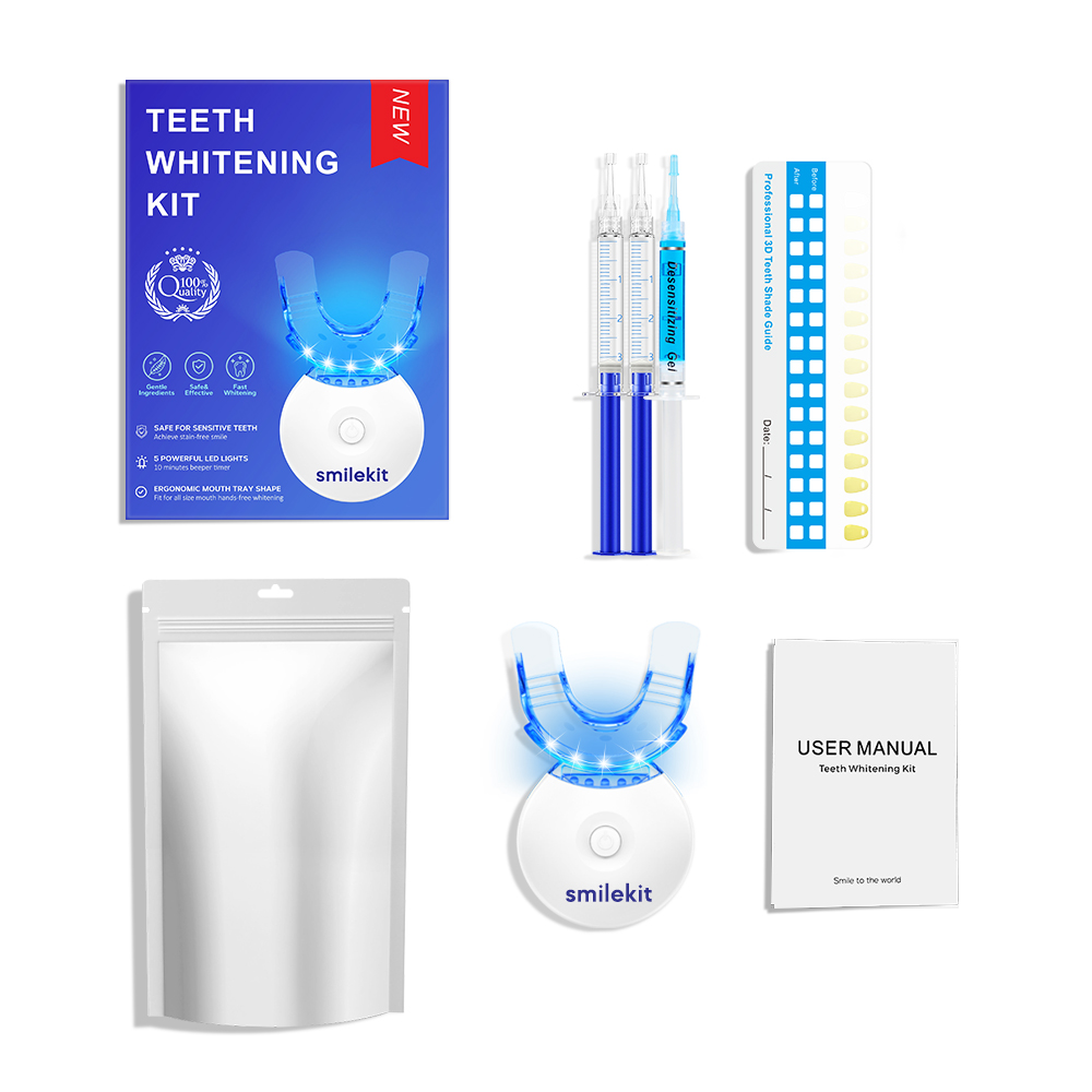 Teeth Whitening Kit At Home - Kit pemutih gigi-5X lampu LED pemutih