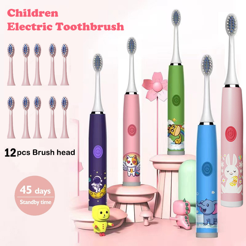 Electric Toothbrush Sonic - Kartun sikat gigi elektrik anak, sikat