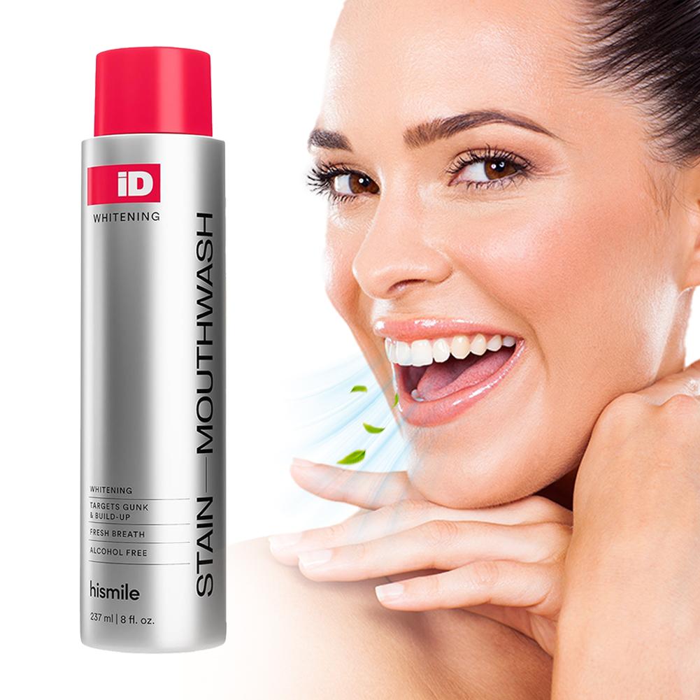 Teeth Whitening And Stain Removal - Hismile iD Obat Kumur Bebas Alkohol