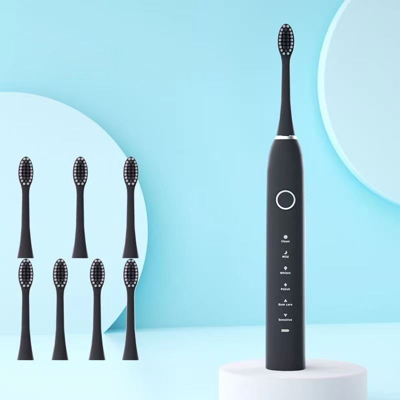 Electric Toothbrush Sonic - Sikat Gigi Sonik Elektrik 6 Mode