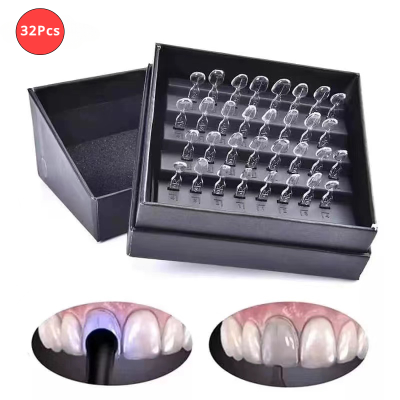 Teeth Whitening Moulds - 32 pcs/Set komposit gigi Resin Veneer