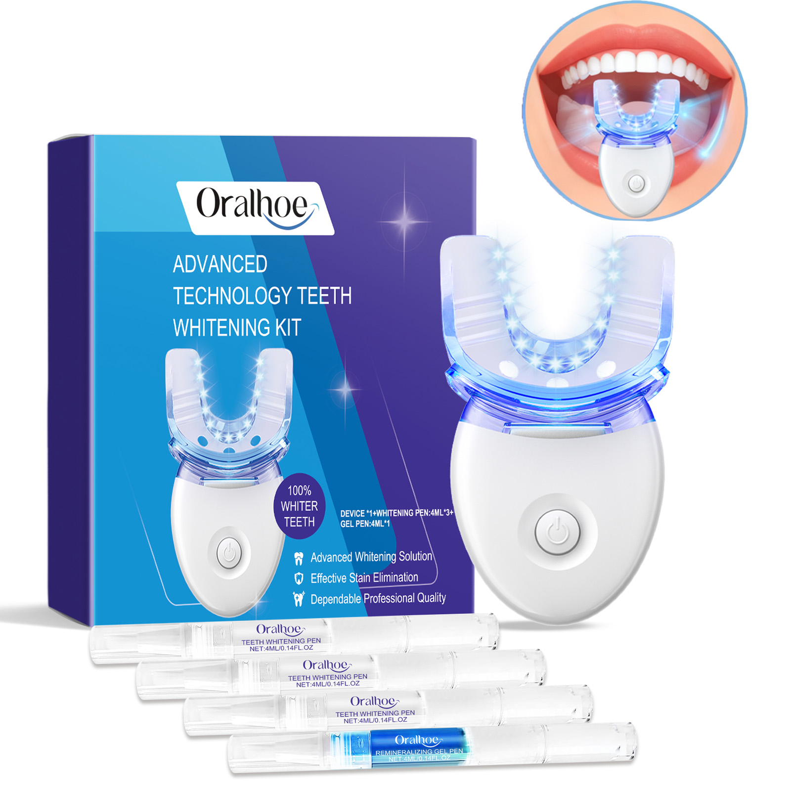 Teeth Whitening Singapore - Kit Lampu LED Pemutih Gigi Profesional