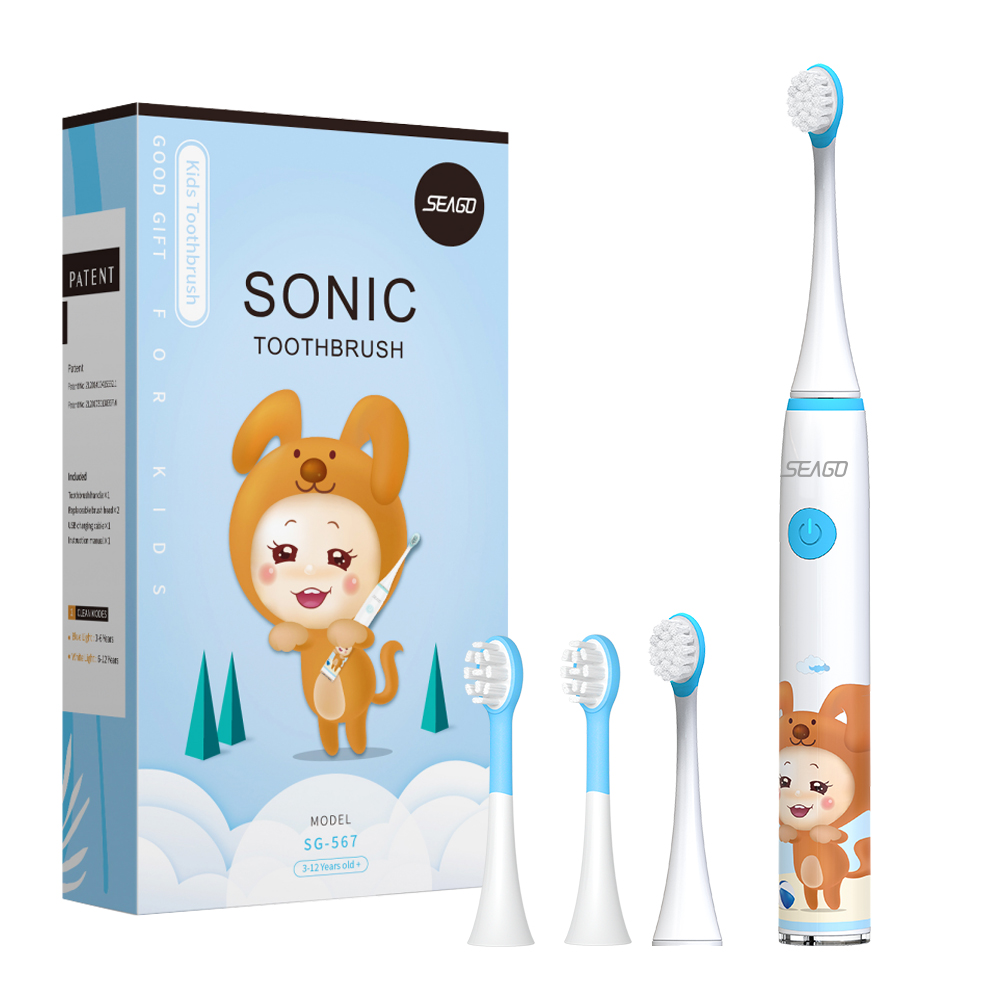 Electric Toothbrush Sonic - Sikat Gigi Elektrik Anak Seago SG-567