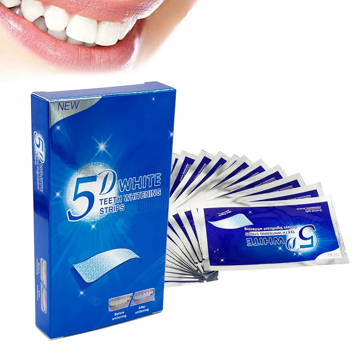 Strip Perawatan Kebersihan Mul - Teeth Whitening Foam ulasan dan harga
