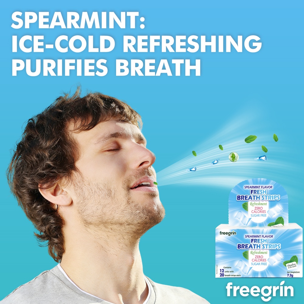 FREEGRIN Strip Penyegar Napas  - Teeth Whitening Instant ulasan dan harga