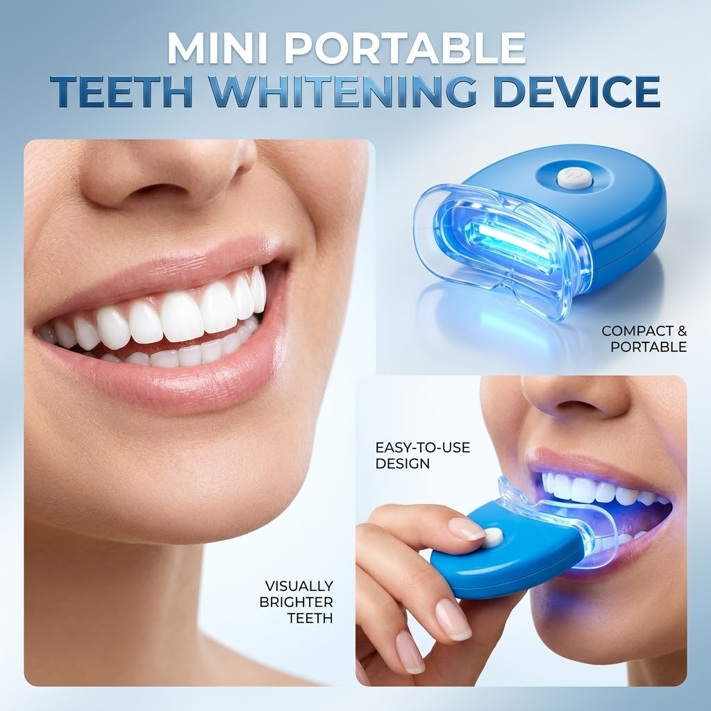 Kit Pemutih Gigi LED Biru Ding - Teeth Whitening Kit At Home ulasan dan harga