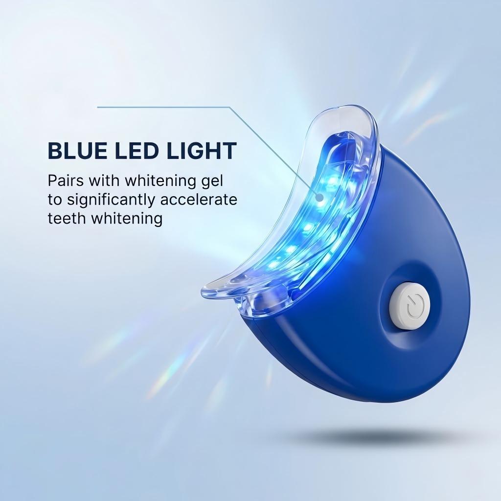 Kit Pemutih Gigi LED Biru Ding - Teeth Whitening Kit At Home ulasan dan harga