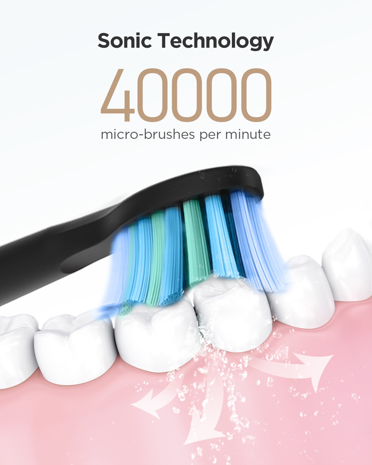 Fairywill sikat gigi elektrik  - Electric Toothbrush Sonic ulasan dan harga