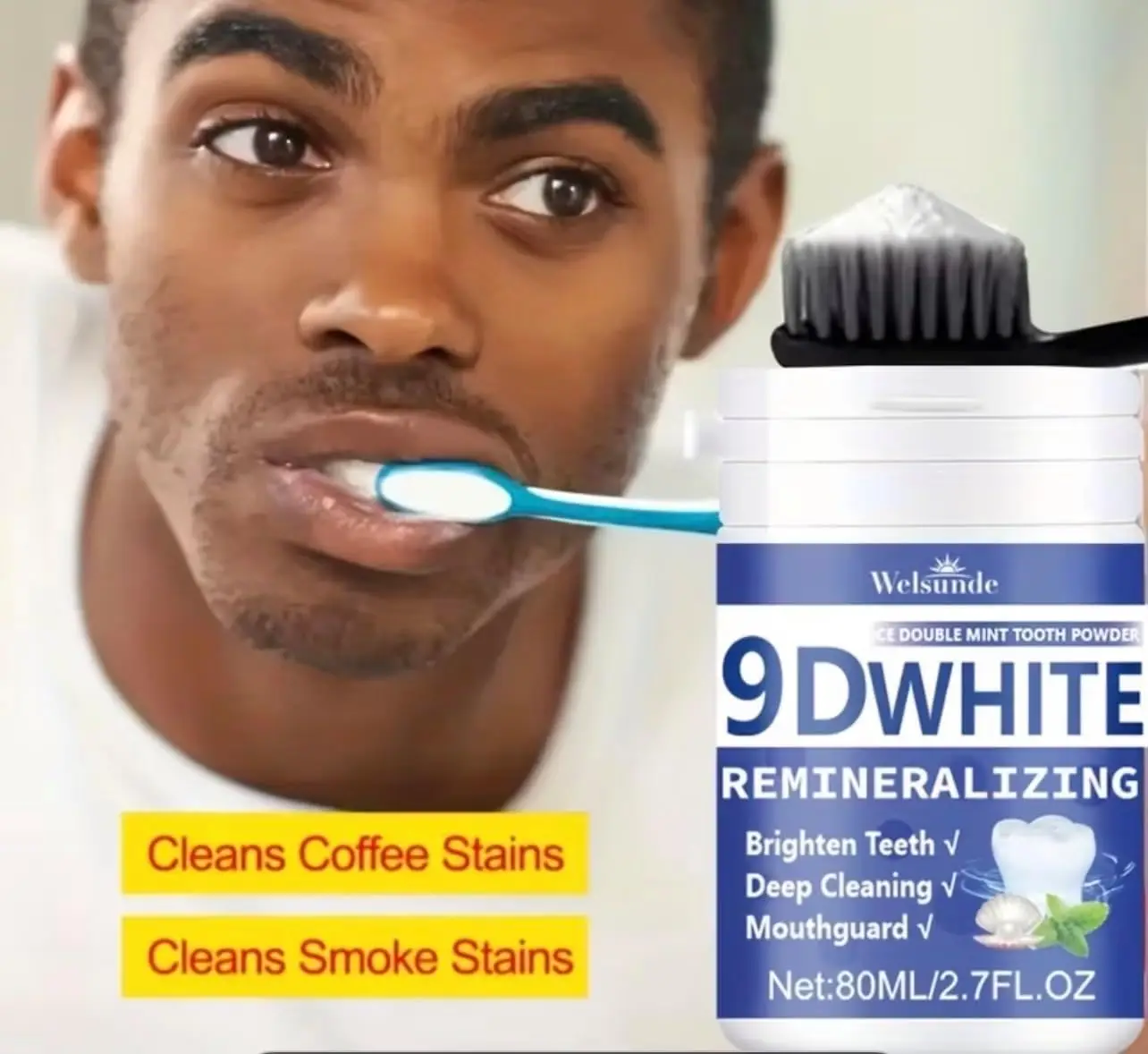 Bubuk Gigi Hidroksiapatit Remi - Teeth Whitening Instant ulasan dan harga