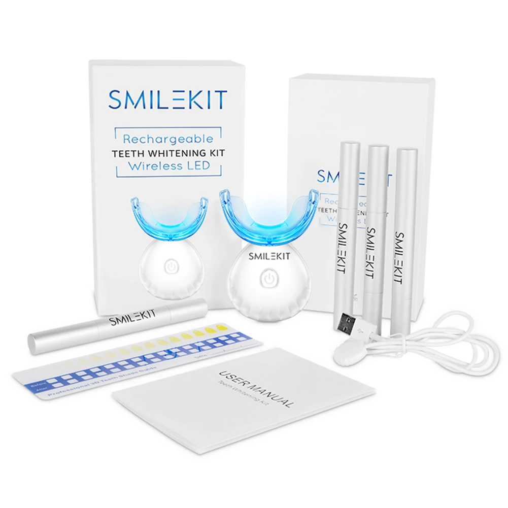 Kit pemutih gigi Mini 16 LED c - Teeth Whitening Singapore ulasan dan harga