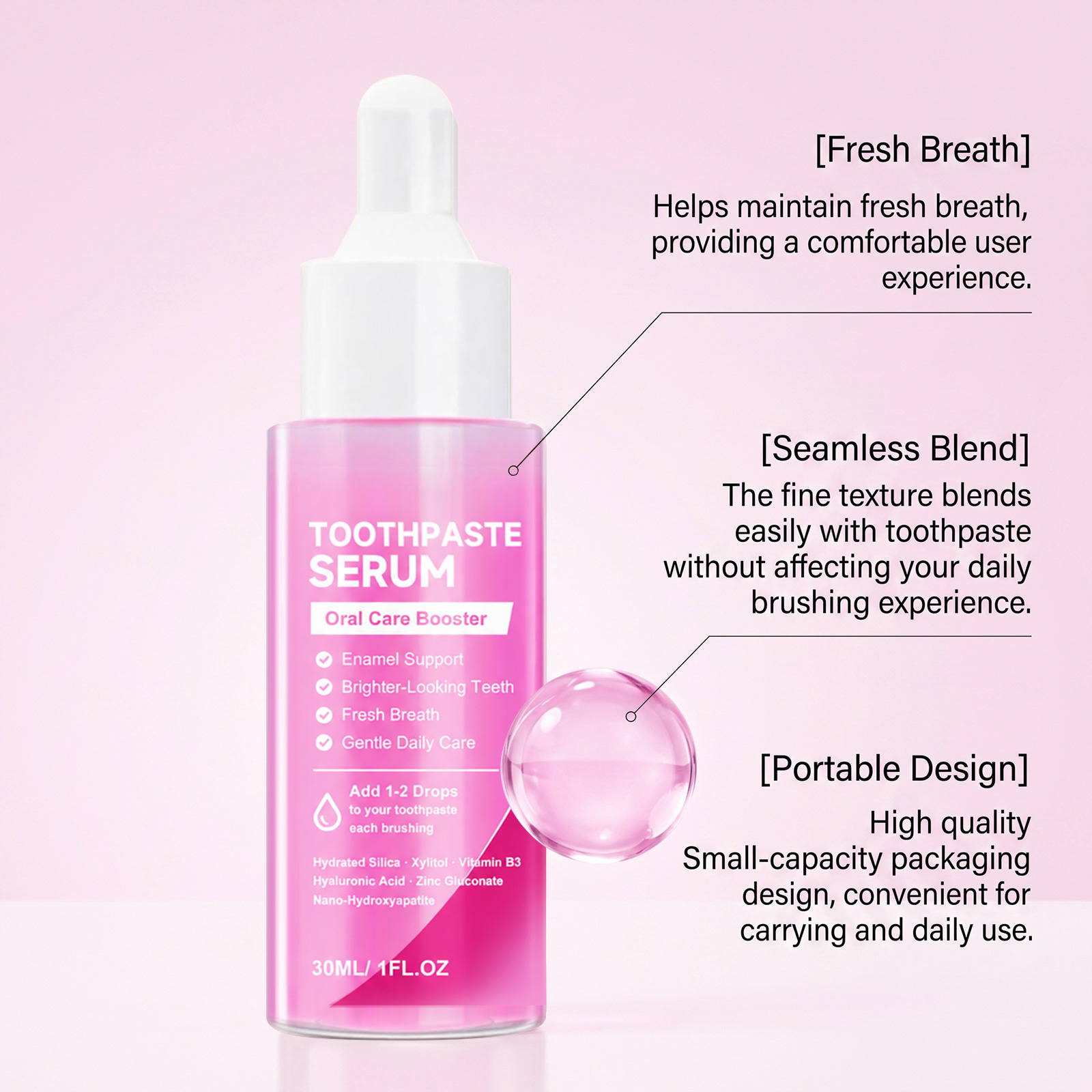 Cairan Perawatan Gigi, Esens O - Enamel Repair Serum ulasan dan harga