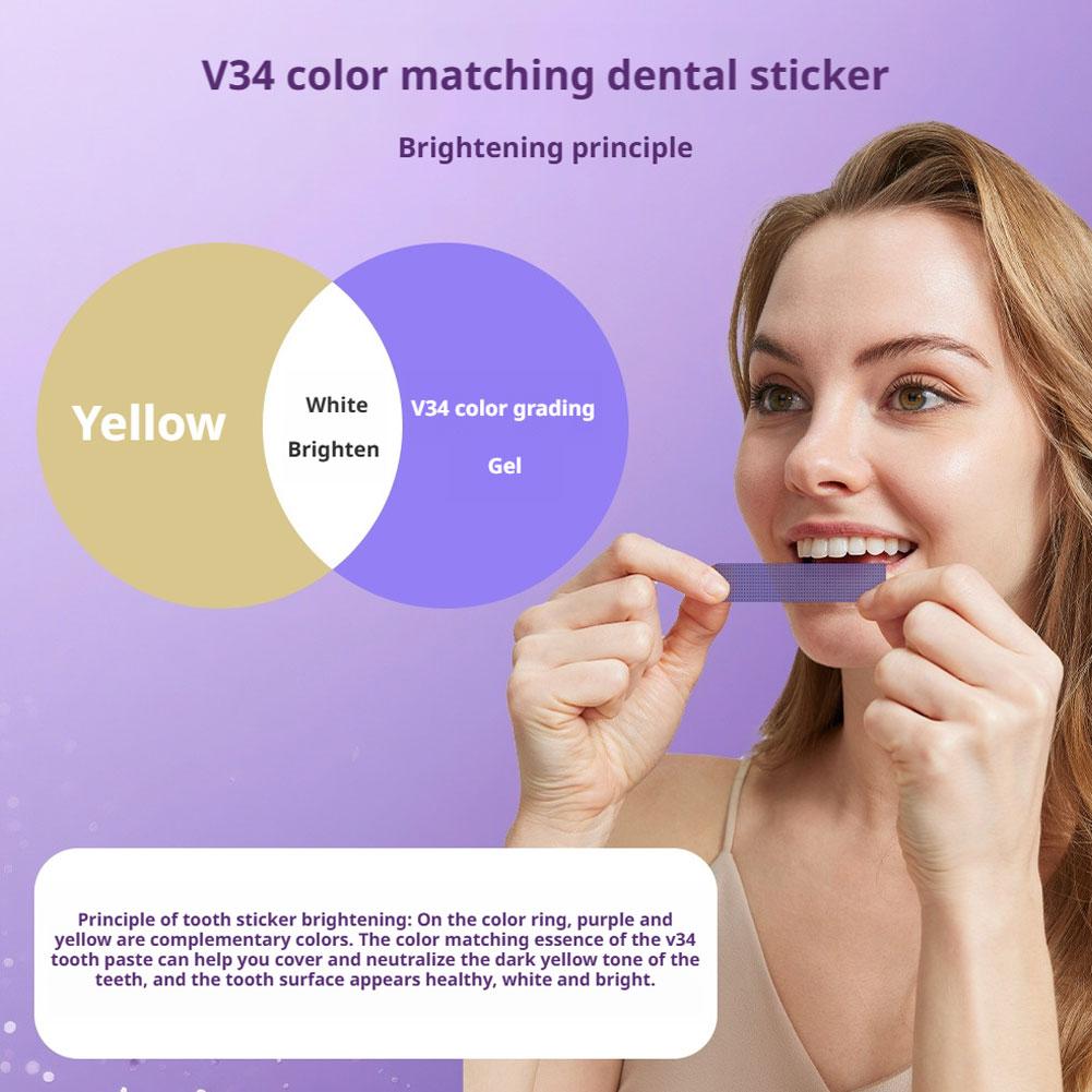 14/28/42 Buah V34 Strip Pemuti - Teeth Whitening Kit At Home ulasan dan harga