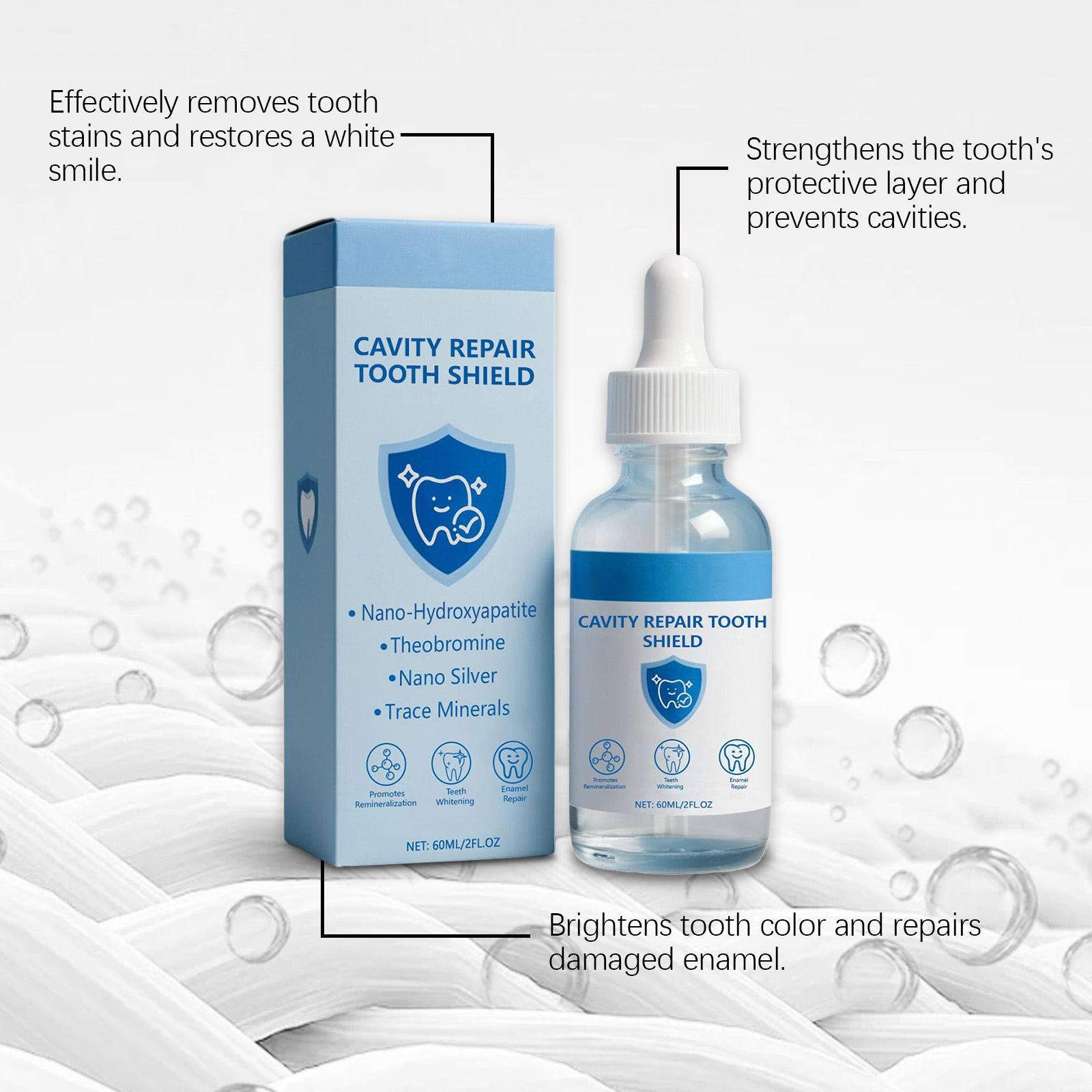 60ml Pemoles Pemutih Gigi Perb - Teeth Whitening And Stain Removal ulasan dan harga